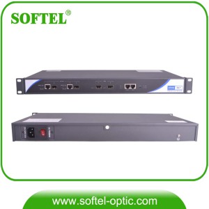 Gepon/Epon Olt with 4 Uplink and Downlink Ports for Triple-Play